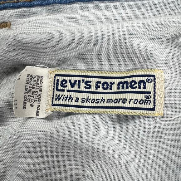 Levi’s Vintage Orange tab 1984 Blue Jeans men’s size 38x31 Skosh More Room USA - Picture 7 of 9